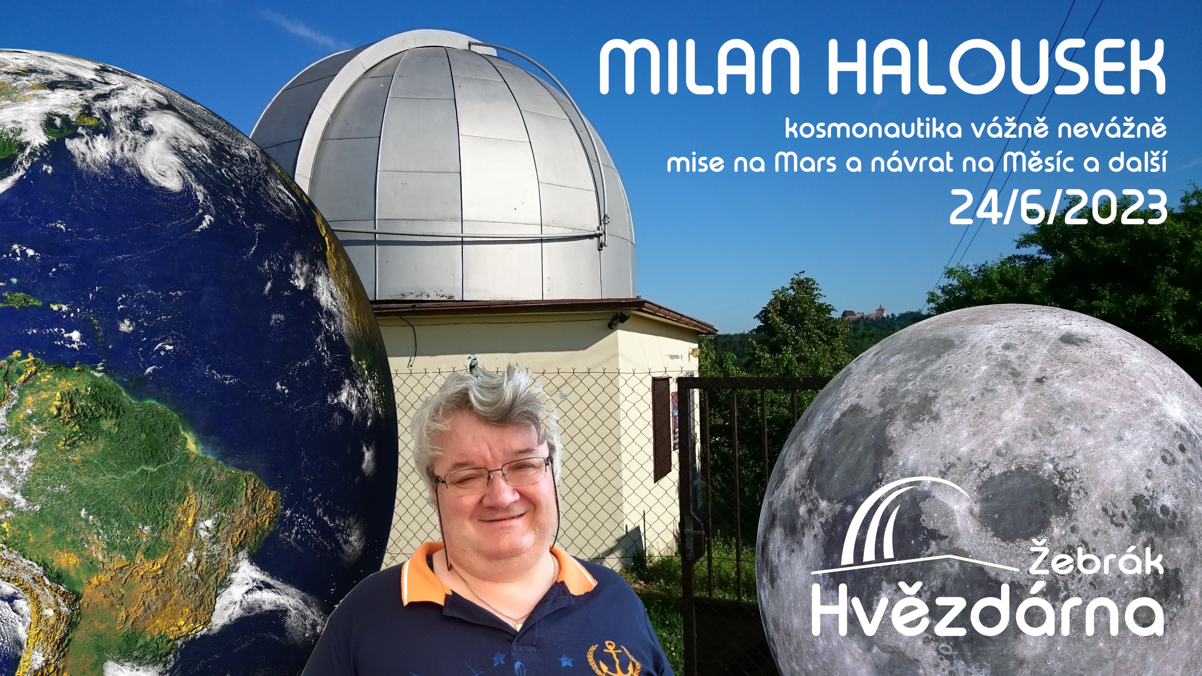 O kosmonautice s Milanem Halouskem na Gigantech