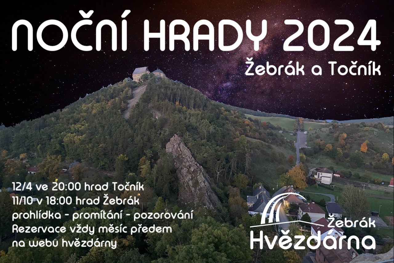 Noční hrady 2024 s Hvězdárnou Žebrák