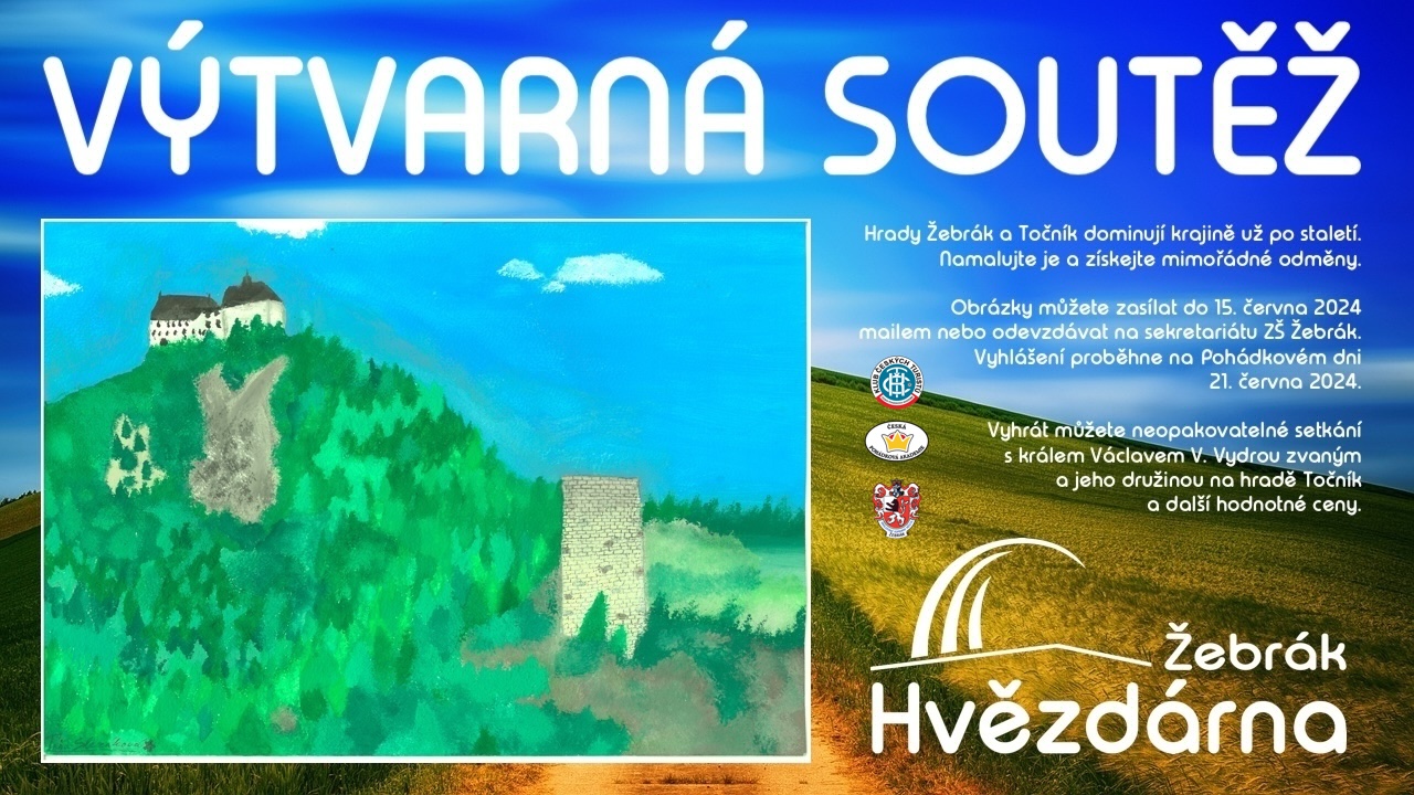 Velká výtvarná soutěž Žebrák Točník