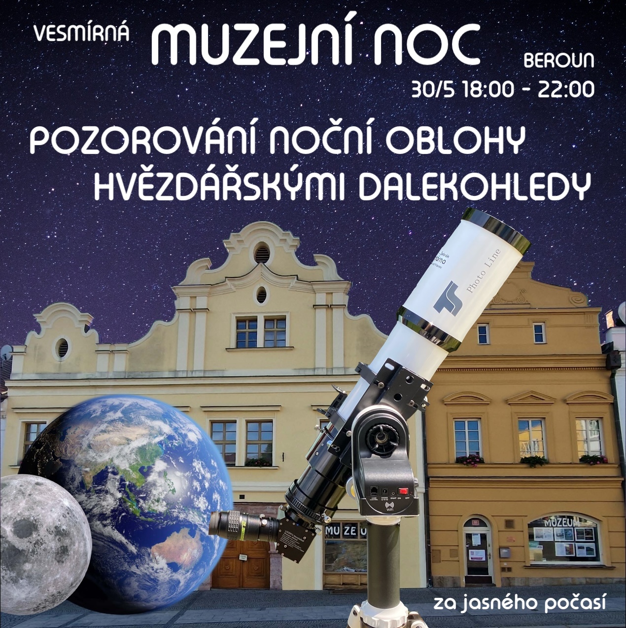 V pátek se v Berouně bude i pozorovat