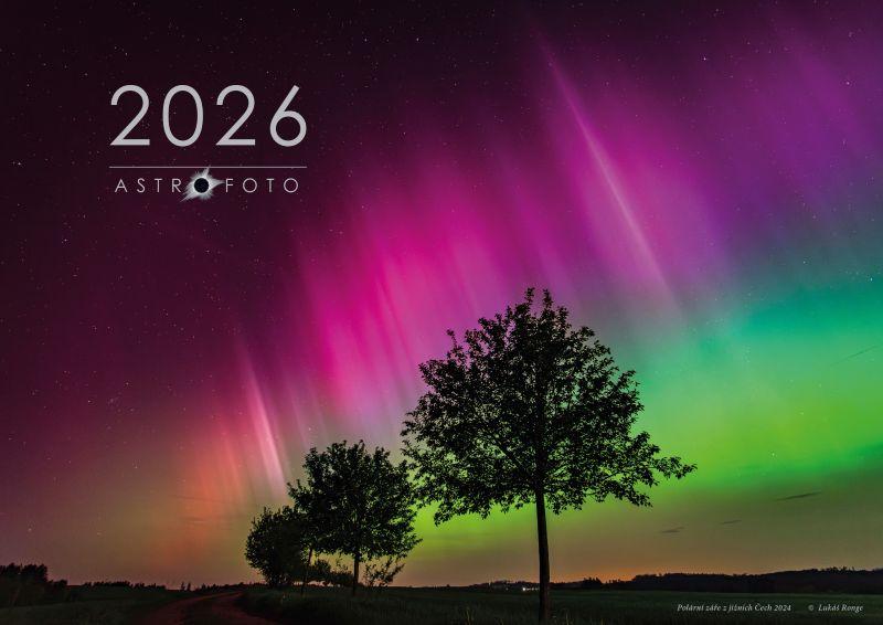 Jsme u vydání velkoformátového astronomického kalendáře na rok 2026