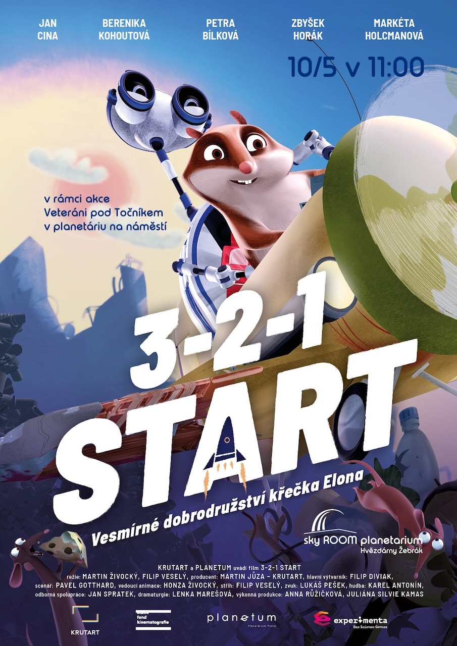 Pohádku 321 Start uvidíte v planetáriu při akci Veteráni pod Točníkem