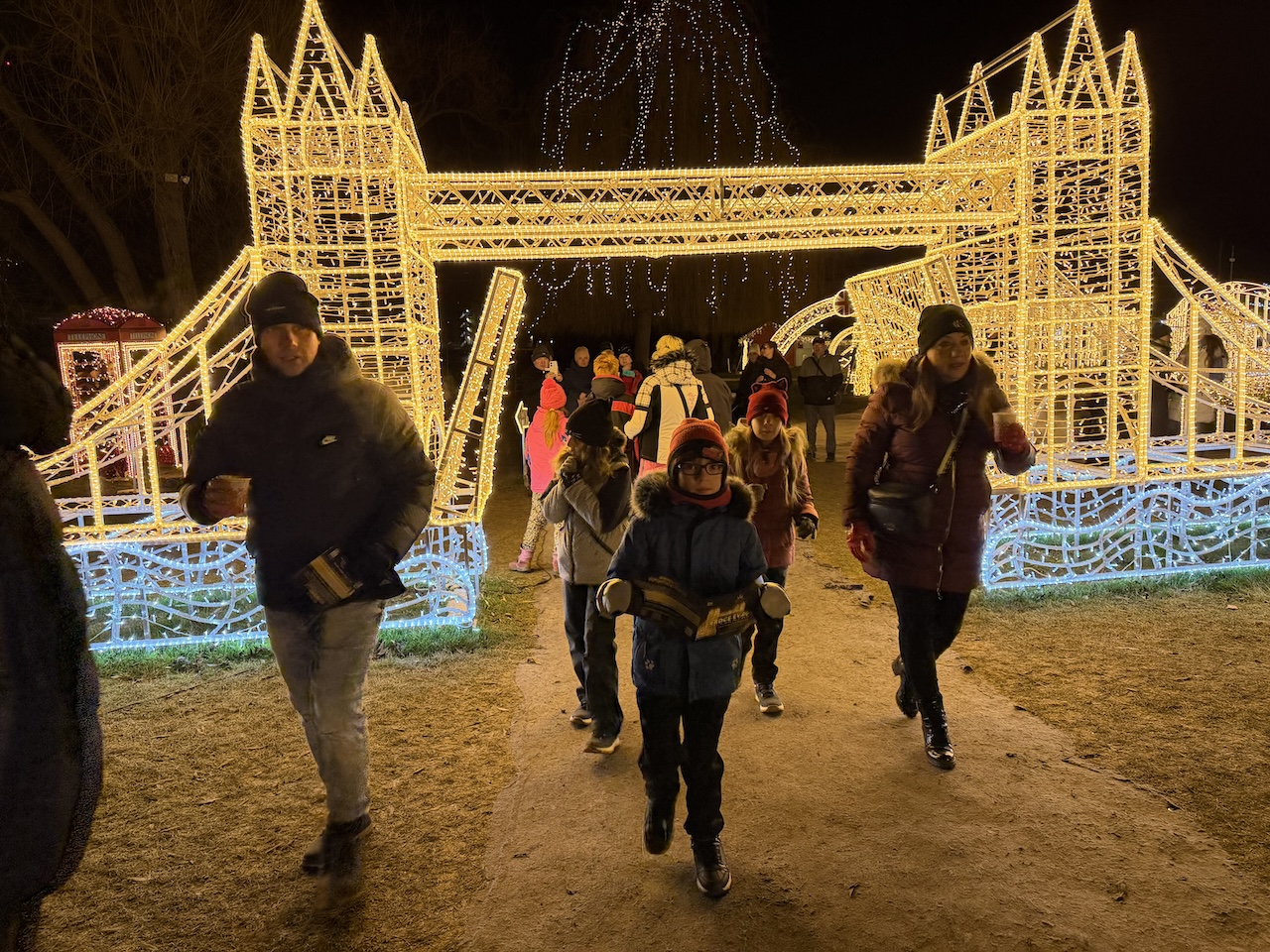 Světelný park Evropa Žluté lázně už jen do konce ledna