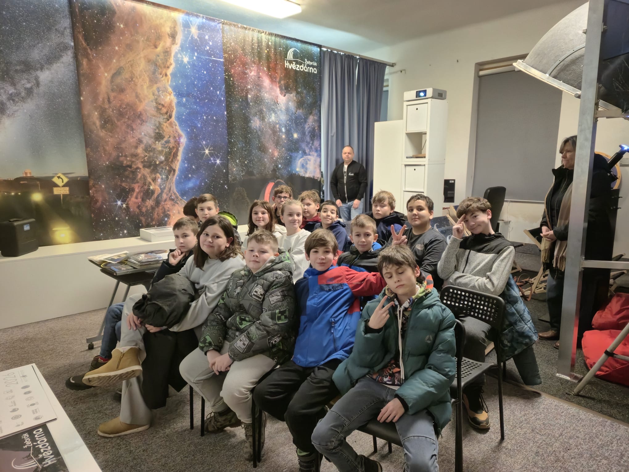 Návštěva ze SŠ a ZŠ Beroun