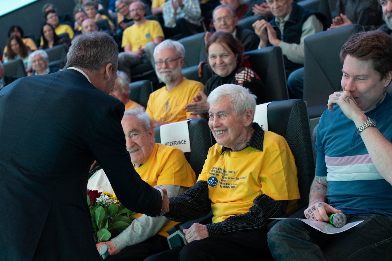 Jiří Grygar oslavil 90. narozeniny s přáteli astronomy