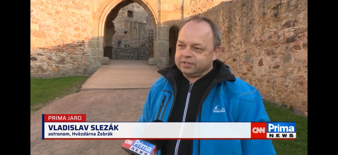 Hvězdy nad Hradem Točník - Prima jaro také s Hvězdárnou Žebrák