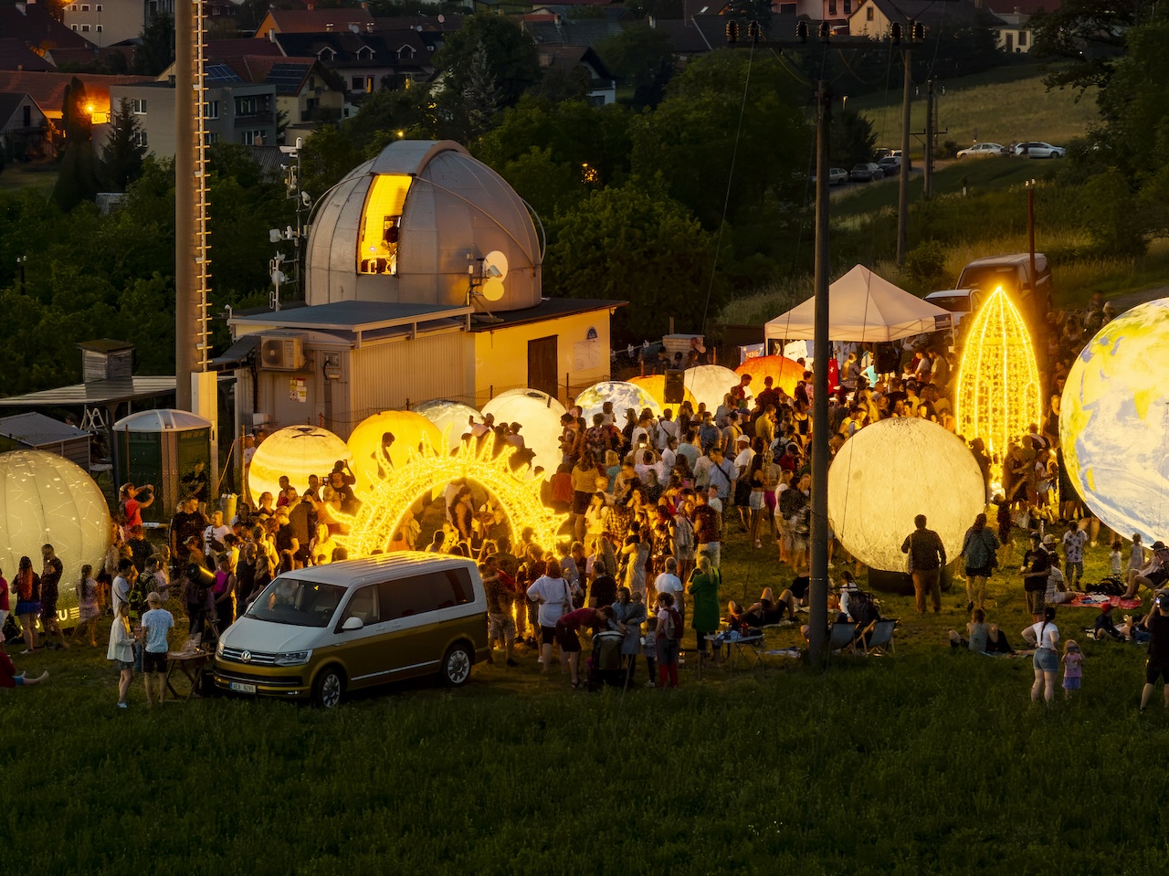 Hvězdárium 2026 - Fotografie z dronu Davida Malíka