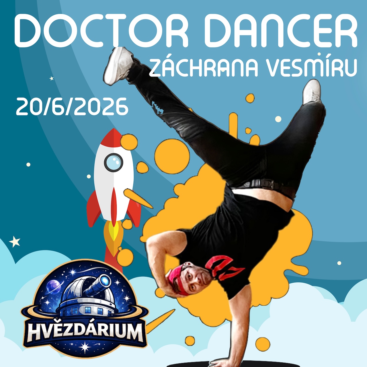 Hvězdárium 2026 roztančí taky komiksový hrdina Doctor Dancer