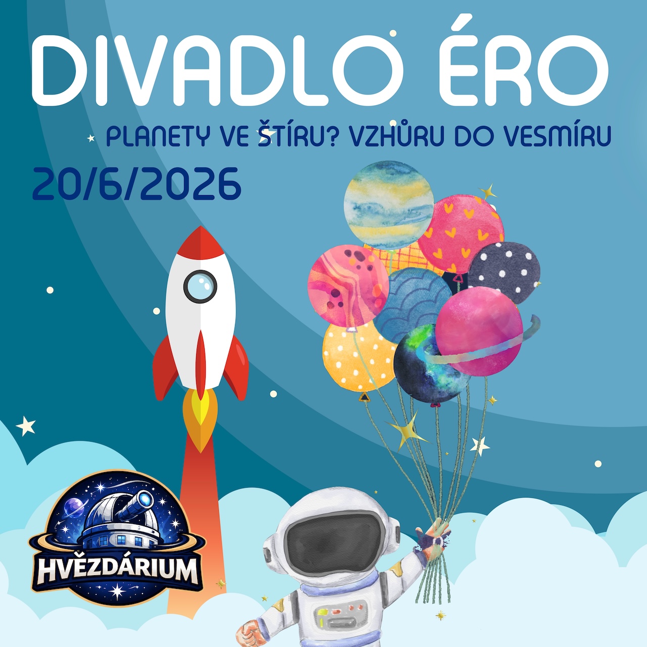 Na akci Hvězdárium bude i vesmírné divadlo pro děti