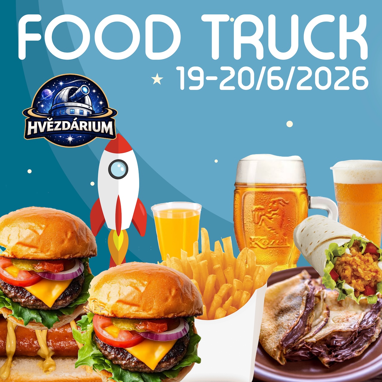FOOD TRUCK na hvězdárně