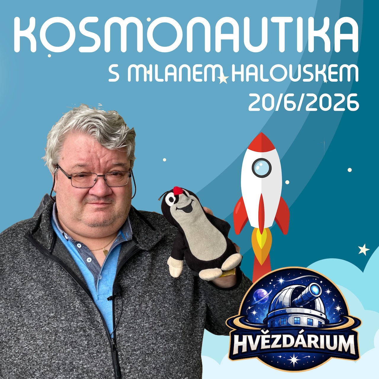 To nejlepší z kosmonautiky představí na akci Hvězdárium Milan Halousek