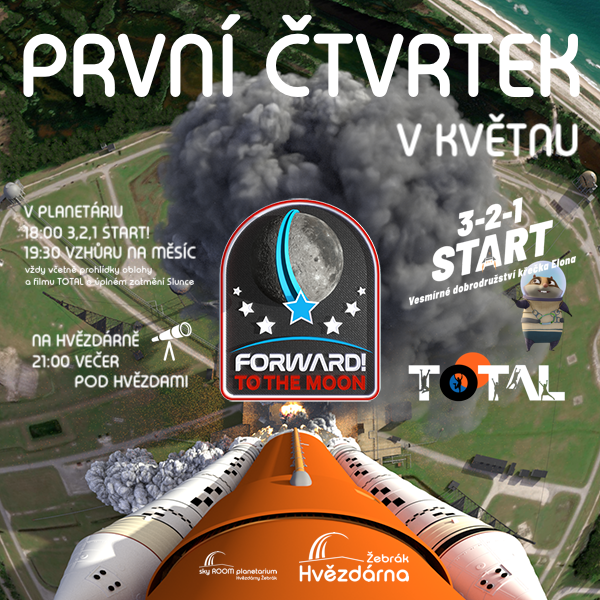 První čtvrtek v květnu nabídne pohádku, Cestu na Měsíc i Večer pod hvězdami