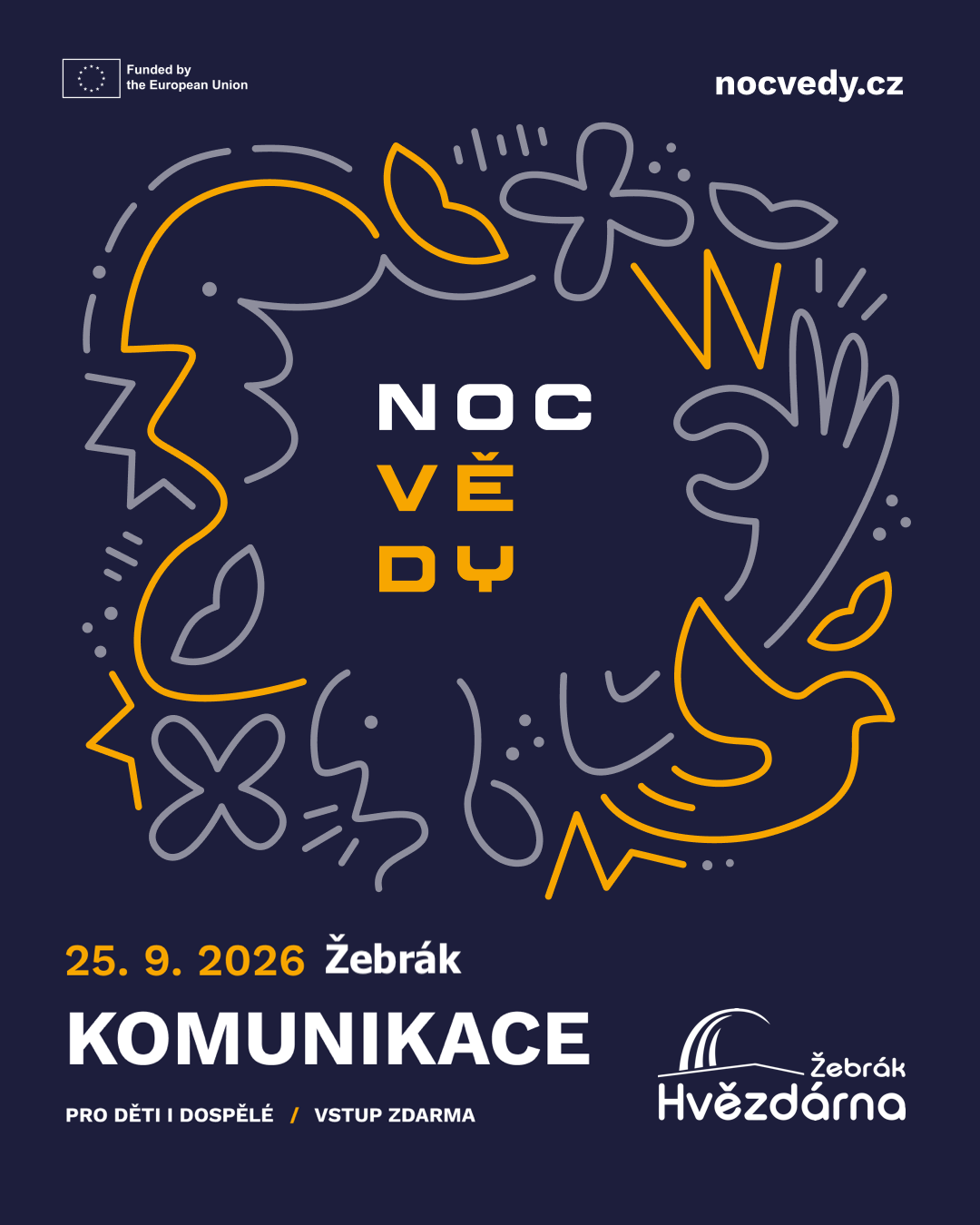 Také v roce 2026 proběhne Noc vědy v Žebráku