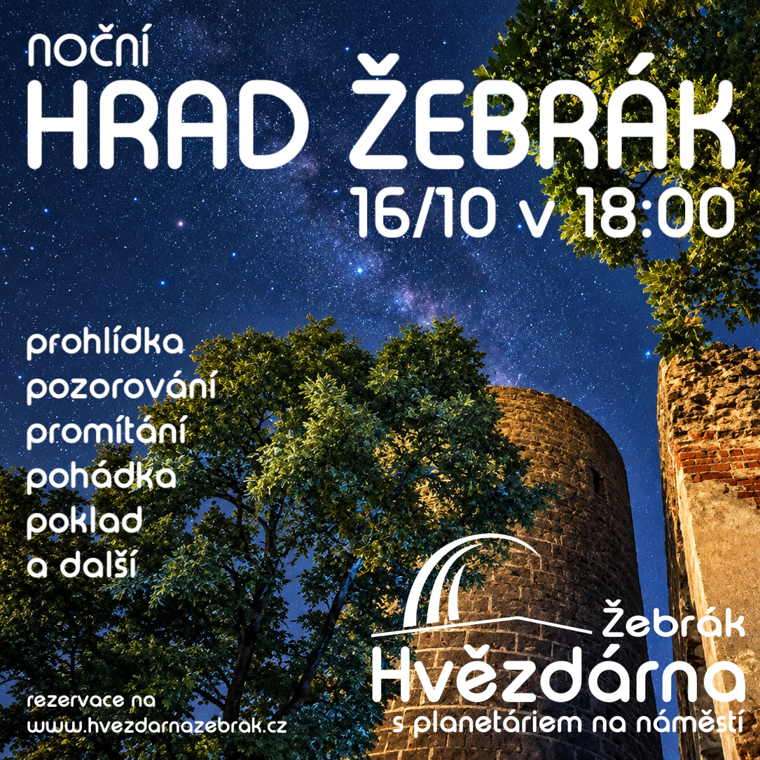 Noční prohlídka hradu Žebrák - rezervace spuštěny
