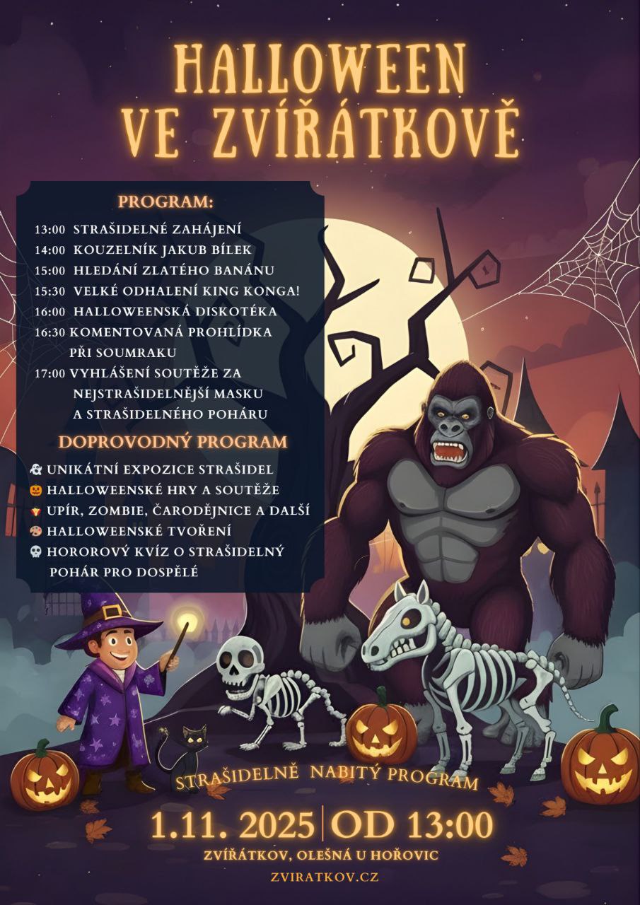 Na Halloween do Zvířátkova