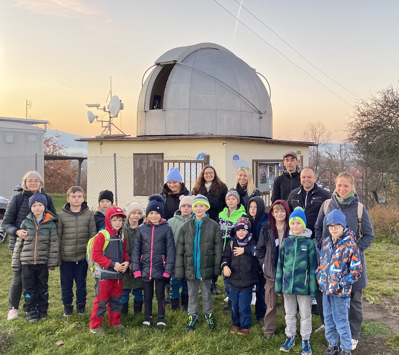 Klub malých hvězdářů poprvé na Hvězdárně