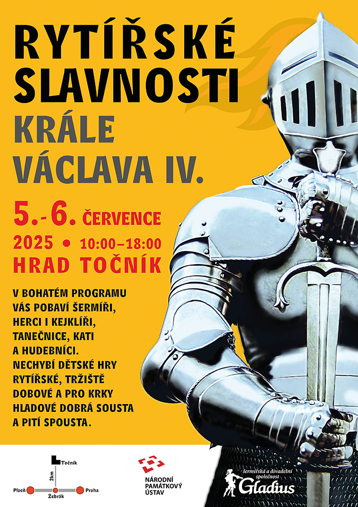 Na Točníku proběhnou opět Rytířské slavnosti