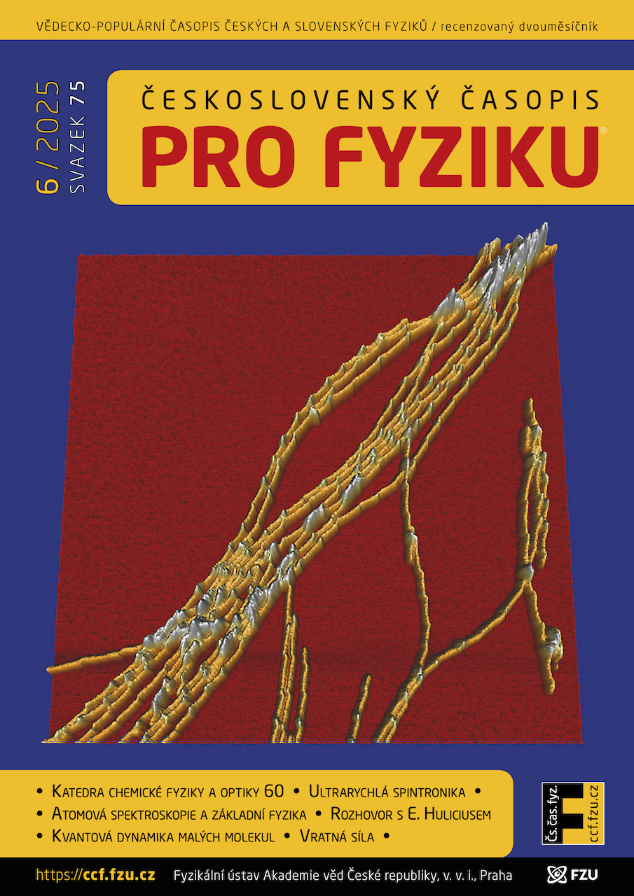 Hvězdárium má reklamu v nejnovějším Čs. časopise pro fyziku