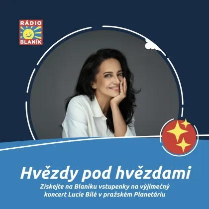 Poslední vstupenky na Lucii Bílou s Petrem Maláskem v pražském planetáriu můžete vyhrát na rádiu Blaník
