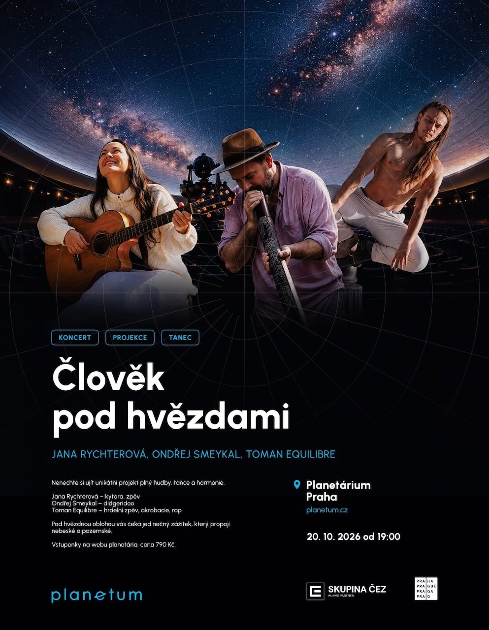 Člověk pod hvězdami