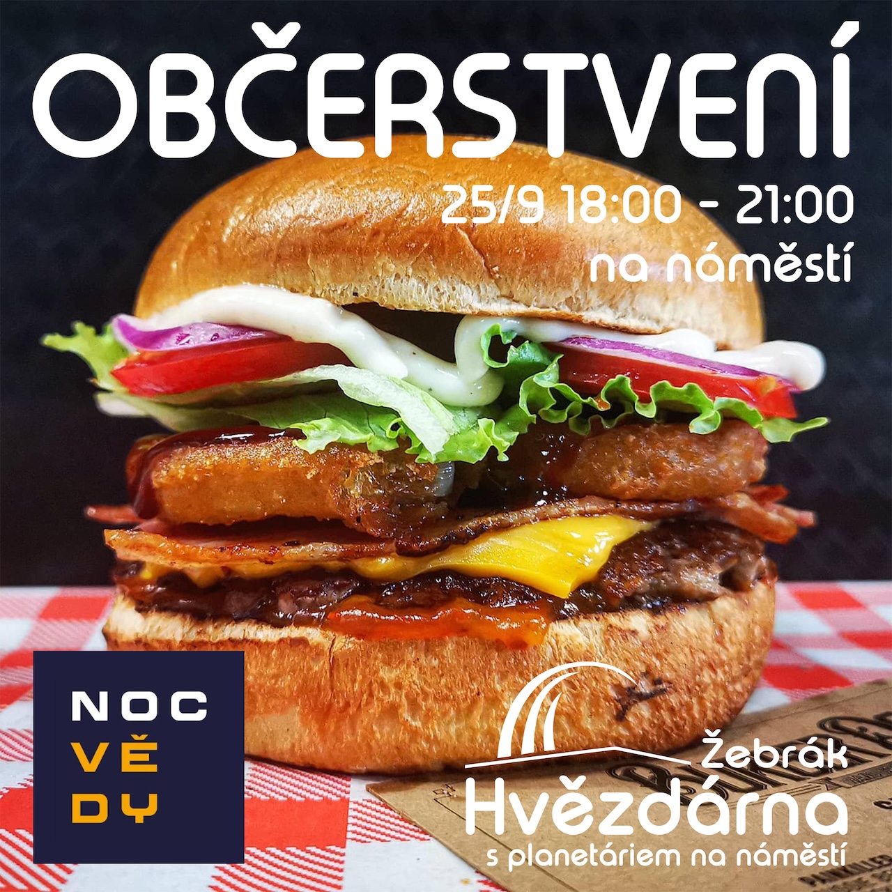 V pátek na akci občestvení, podium, obrazovka i sezení