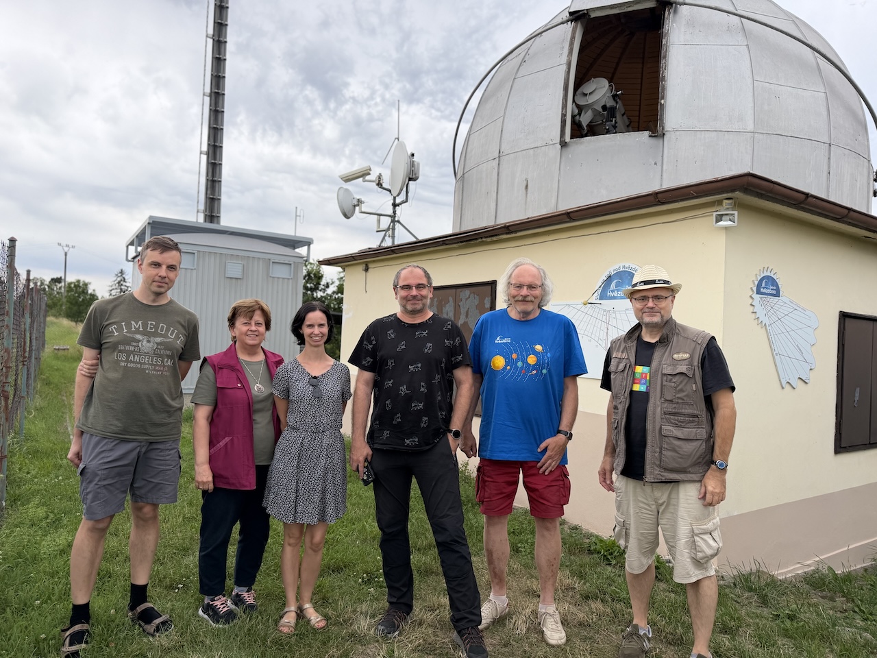 Sky tým Hvězdárny Žebrák na zatmění a Perseidy